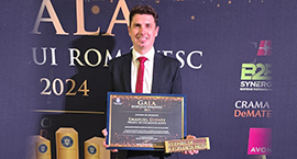 Mani Gyenes primește premiul de excelență în sport la Gala Sportului Românesc